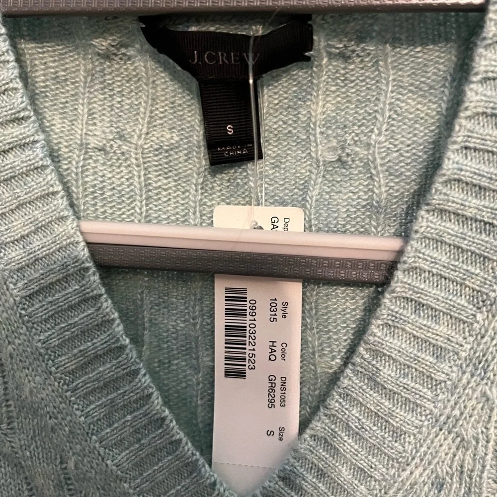 J. Crew Women's Cable Knit Sweater - Soft Green